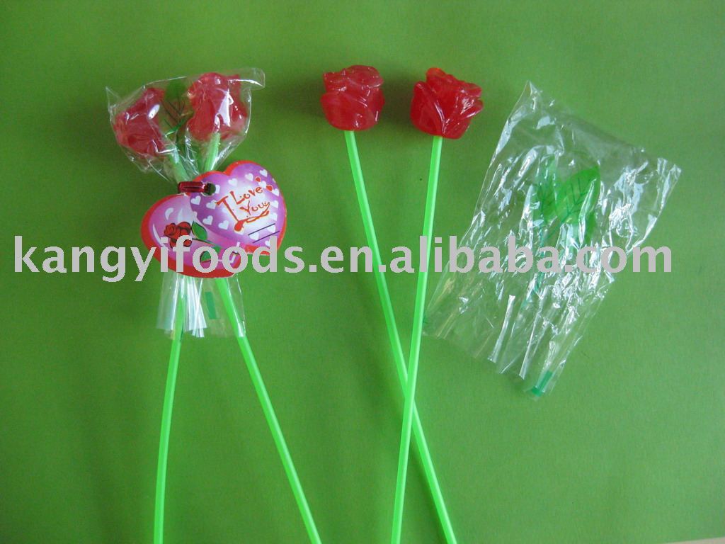  Rose   shape   lollipop 