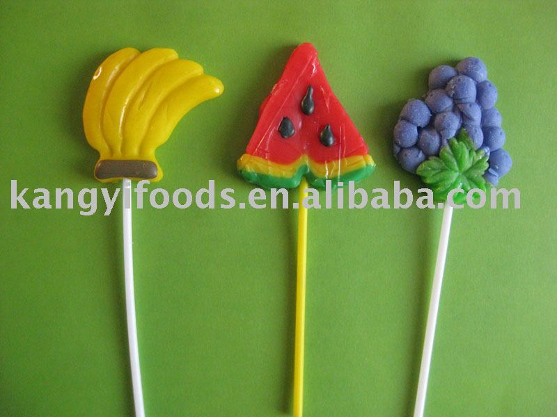 fruit shape series lollipops