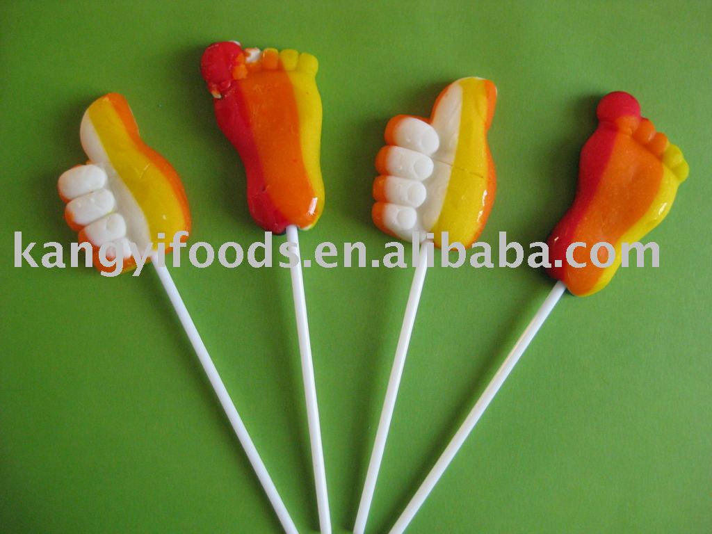35g Hand and Foot shape lollipop--A