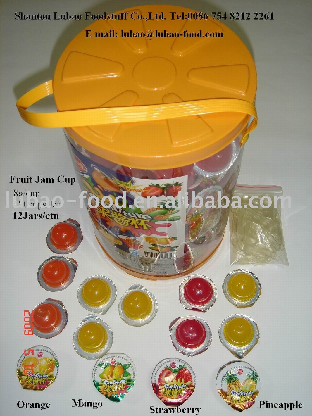  Fruit  flavor jam cup  ( NOT Jelly )