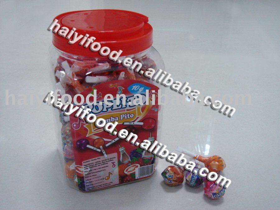 poplito samba lollipop with whistle