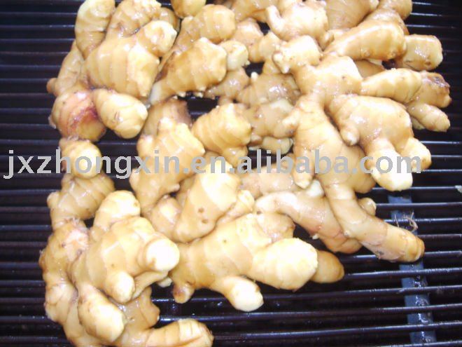 green vegetable  chinese spices fresh ginger size 200g