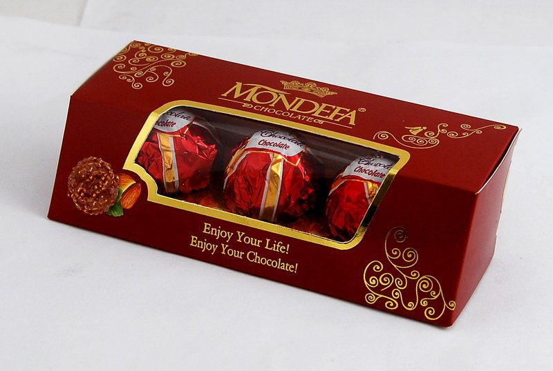 H-035 3PCS  Color   Box  Chocolate