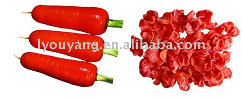 hot air  dried   carrot   flake s