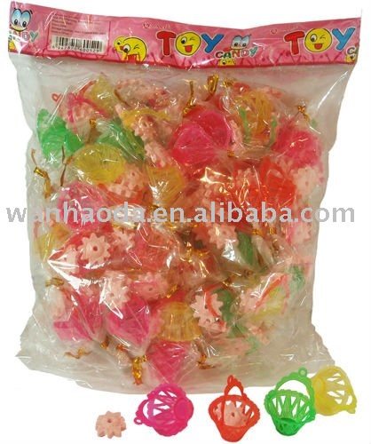 Flower Basket Toy Dextrose Candy