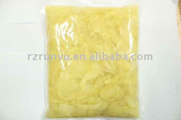 Chinese  pickled  sushi ginger( bottle  sushi ginger)