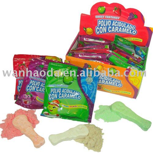 Dextrose candy with Sour Powder