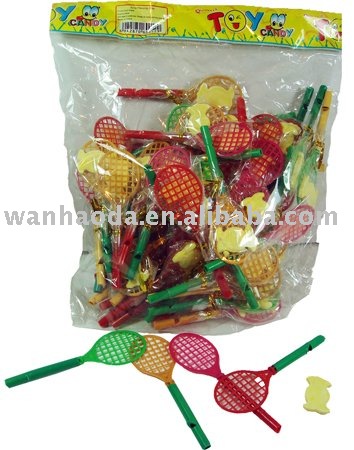 Racket Whistle Toy Candy