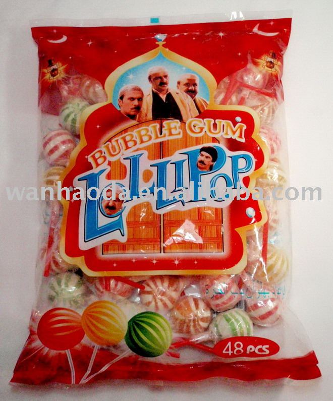 Football Bubble Gum Lollipop,China WANHAODA price supplier - 21food