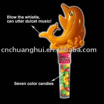 Dolphin whistle candy