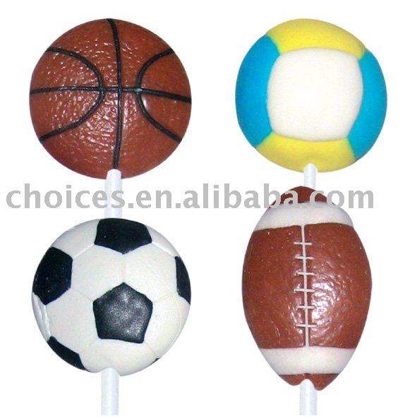 "Lari" 15g sport lollipop/football/basketball/volly ball lollipop
