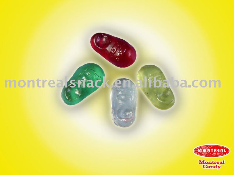 Shoe shape jelly gummy candy