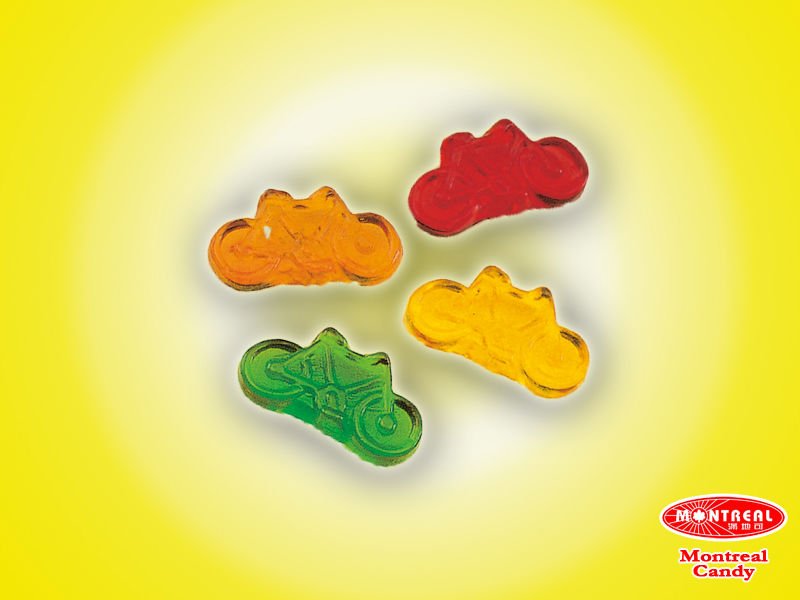 Gummy  bicycle  candy