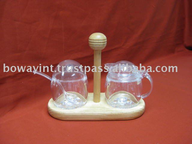 BO-8994 SUGAR   CREAMER SET W/HOLDER