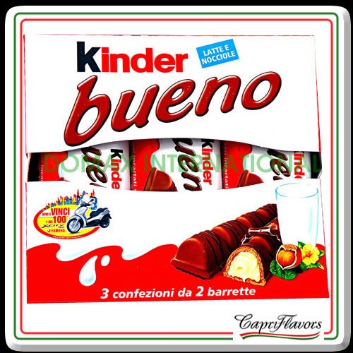 Offering  Ferrero Kinder Bueno Hazelnut Milk  Chocolate Bars    T(2x3)x10 -20%