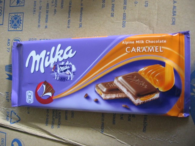 Milka Caramel Alpine milk product of Kraft Foods,Bulgaria price ...