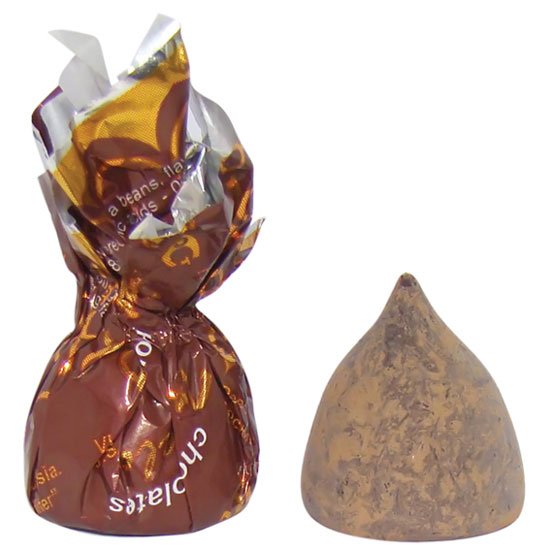 Cone-shaped cocoa powder sprinkled truffle candies. Russian-made.,Russian  Federation price supplier - 21food