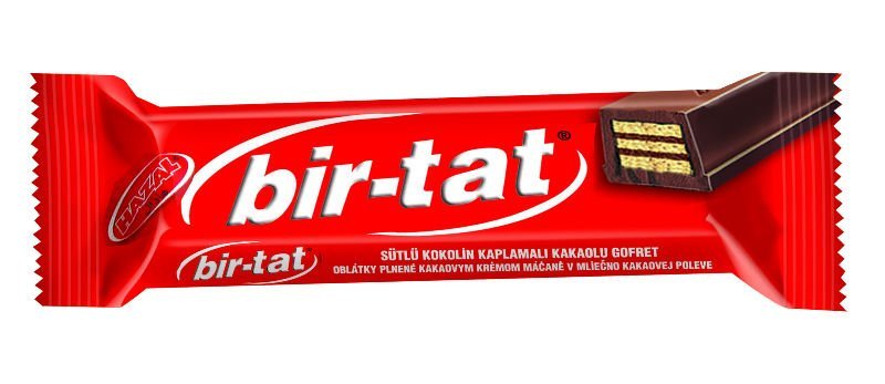 117 Bir-Tat  Milky Com.Chocolate Coated Cocoa  Wafer s