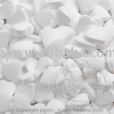 Mint Hearts White Confectionery
