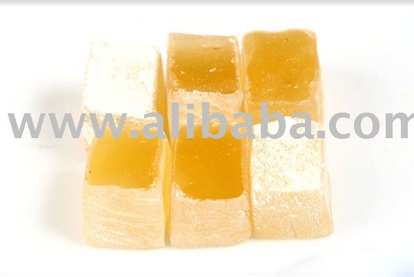 Turkish delight  with vanilla , strawberry, orange