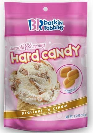 Hard candy               Baskin Robbins Sugar Free Pralines  n Cream Candies