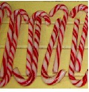 Red and  White   Candy  Cane