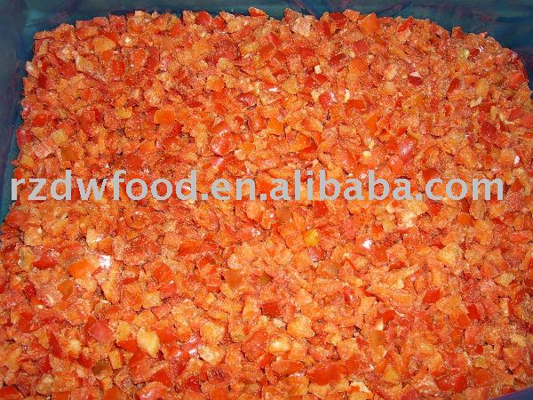 frozen diced red peppers