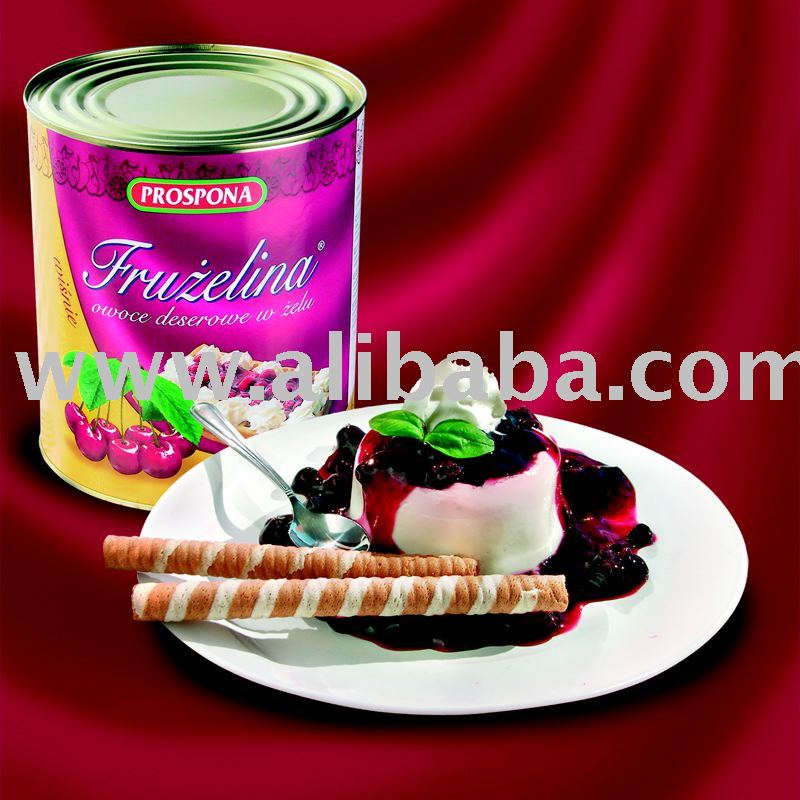 Fruits in gel