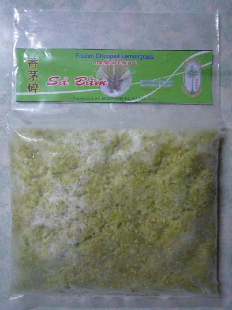 Frozen lemongrass Cutting, Frozen Vegetable