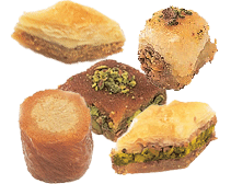 Mixed  Baklava  Pine Kernels And Pistachios