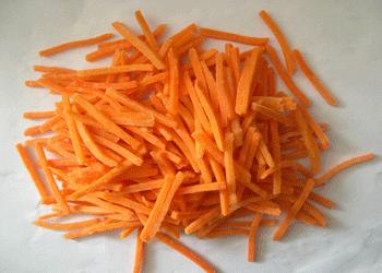IQF Carrot wire