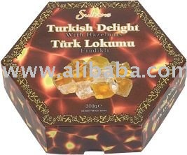 Hazelnut Turkish Delight
