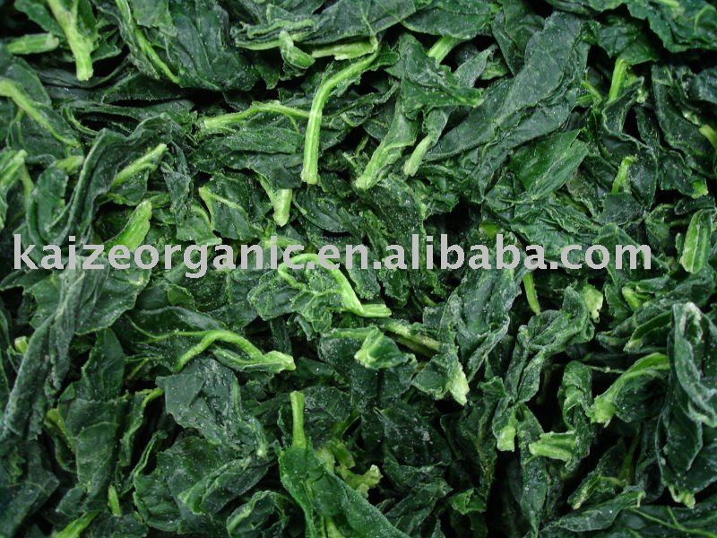 frozen whole spinach leaf,China organic price supplier - 21food