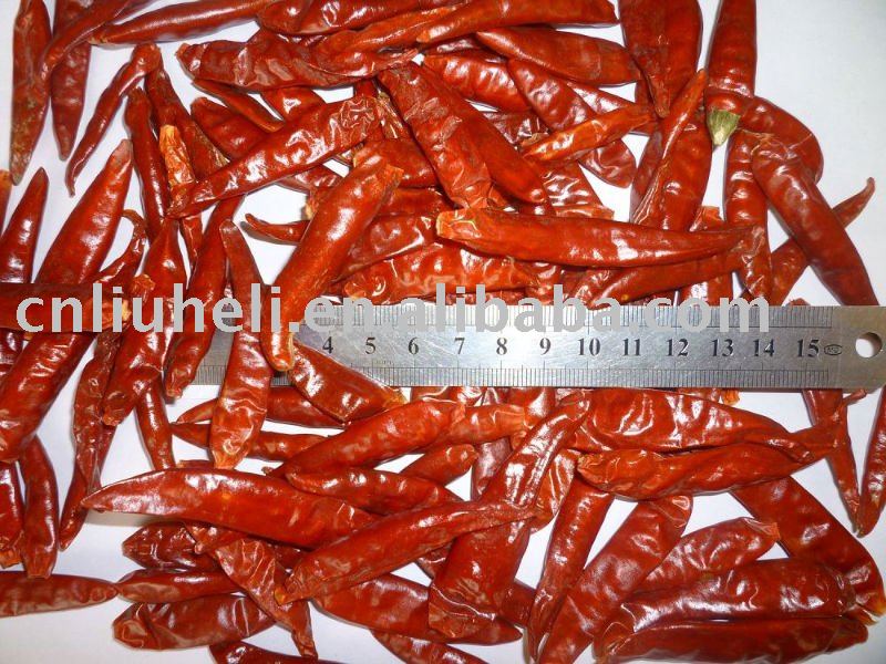 dried small red hot chilli