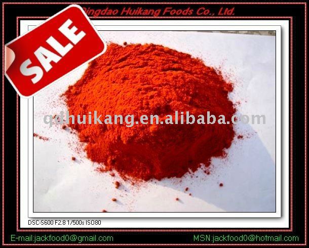 red sweet paprika powder