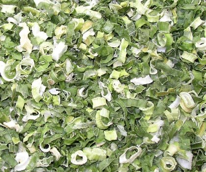 dehydrated scallion rolls