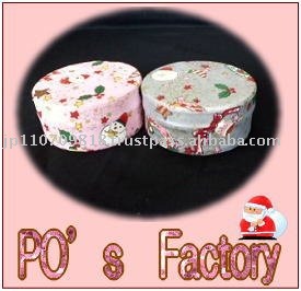 Can for Candy- Japanese Washi Paper Wrapped - Christmas Design