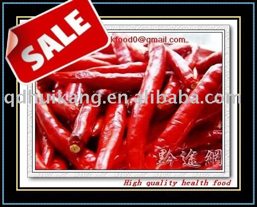 2010 Delicious red hot organic chilli