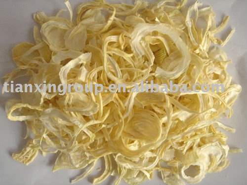 dehydrated yellow onion slice