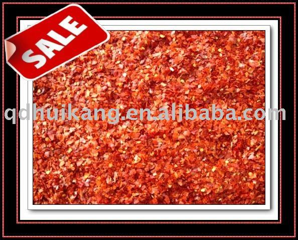 red dry hot chili crushed