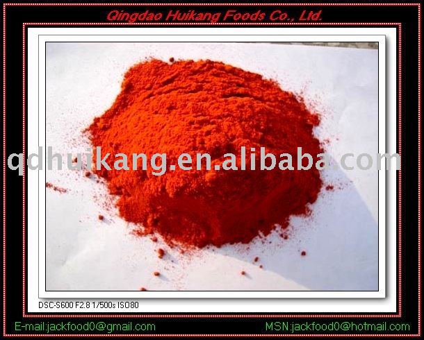 Delicious fresh sweet red chilli paprika powder
