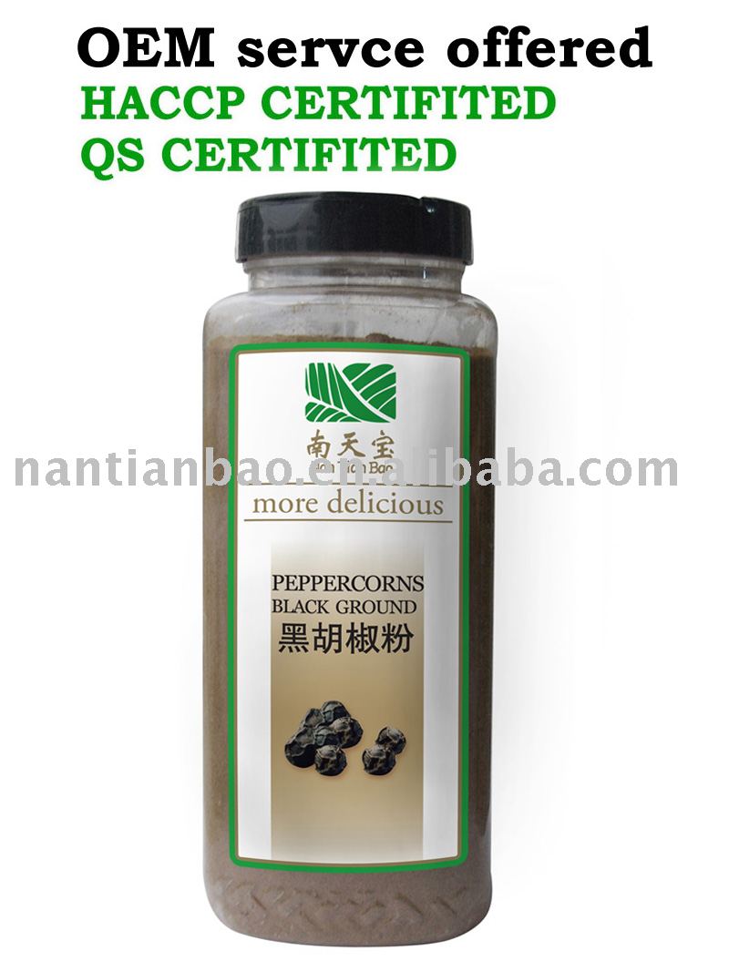 black pepper powder(canned 454g)