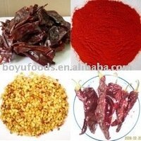 paprika powder, paprika pods