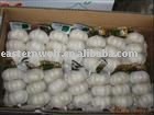 Chinese new crop  pure white fresh garlic in mesh bag package.