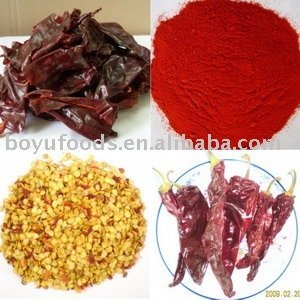 paprika pods, powder, flakes, seeds
