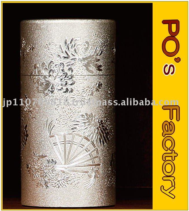 Tea Can - Hand made sculpture-Japanese design - 100/200/300g