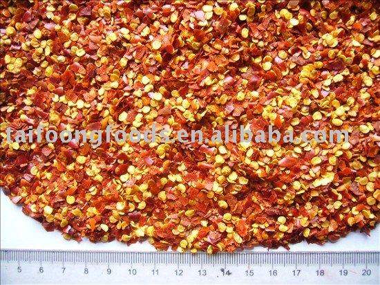 Red chili crushed.