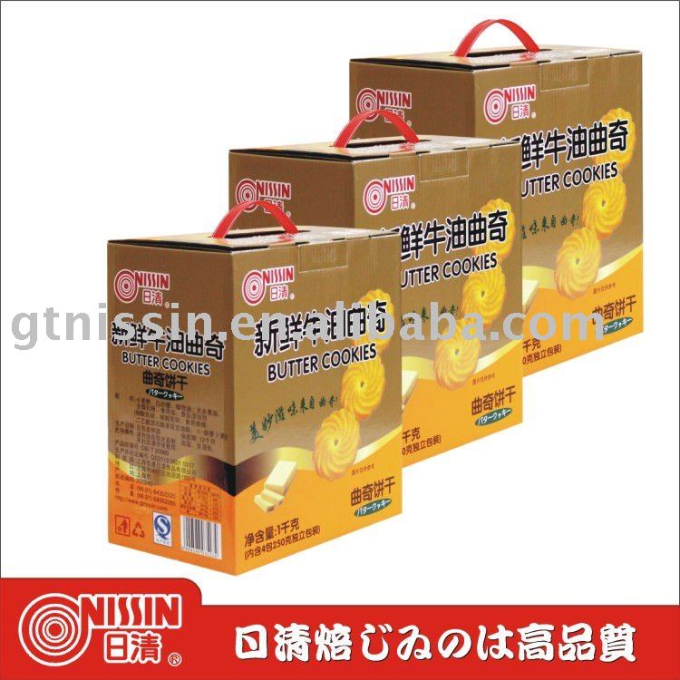Nissin  food  fresh butter  cookies  1000g independent packing
