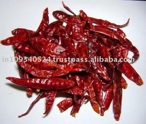 red dry chillies