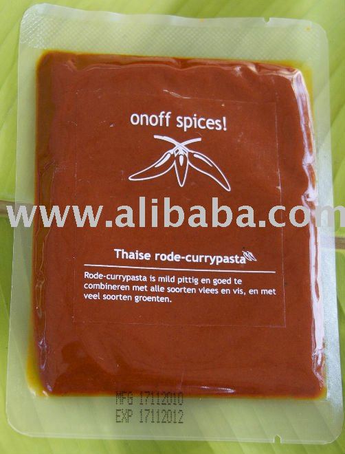 Thai  red   curry   paste 